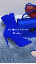 Load image into Gallery viewer, Open Toe Solid Color Peek A Boo Ankle Fashion Boots
