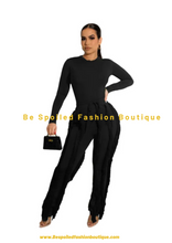 Load image into Gallery viewer, Women’s 2 Piece Long Sleeve Tassel Pants Set
