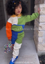Load image into Gallery viewer, Kids 2 Piece Color Patch Jog Set
